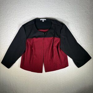 Vintage Danny and Nicole Jacket Red and White 18W Shoulder Pad